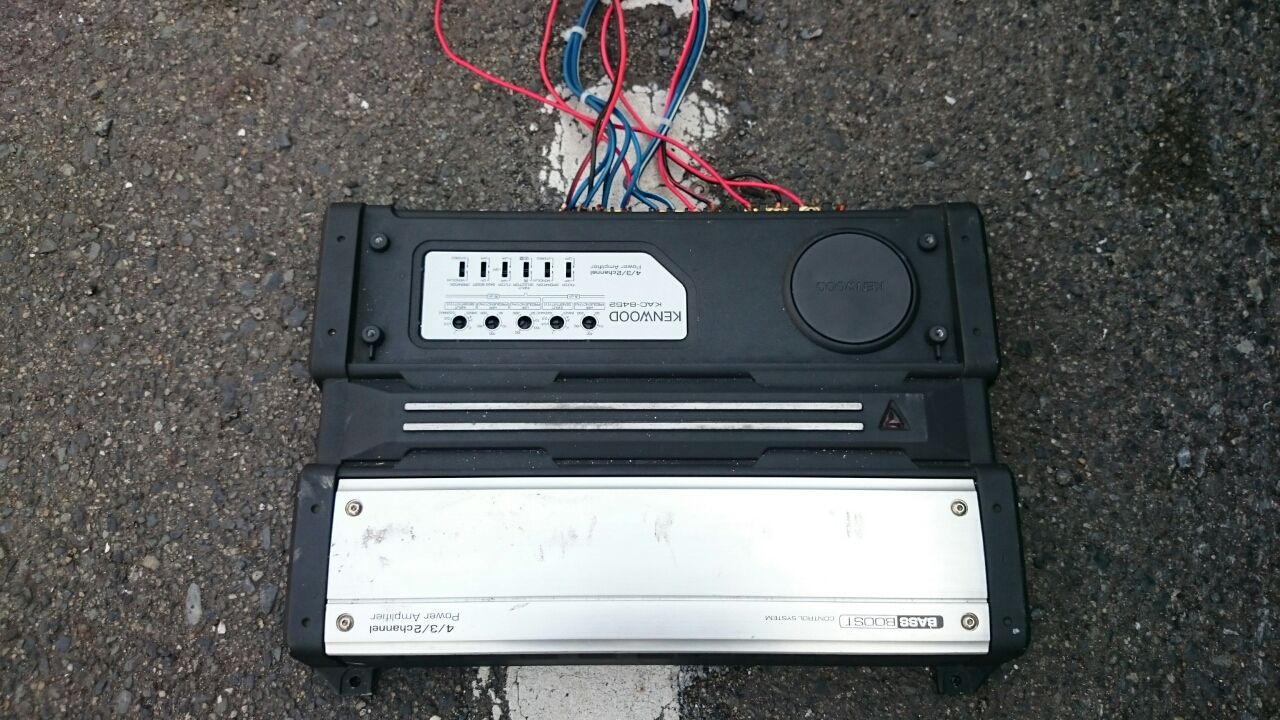 オデッセイ社外アンプ取り付けの巻 その１ 今日の牛村さん 介護と育児と改造日誌