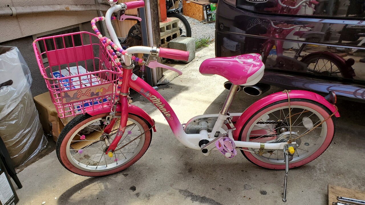 子供用自転車 タイヤサイズ変更