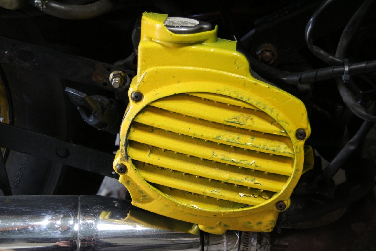 ズーマー ラジエーターカバー作成の巻 今日の牛村さん 介護と育児と改造日誌