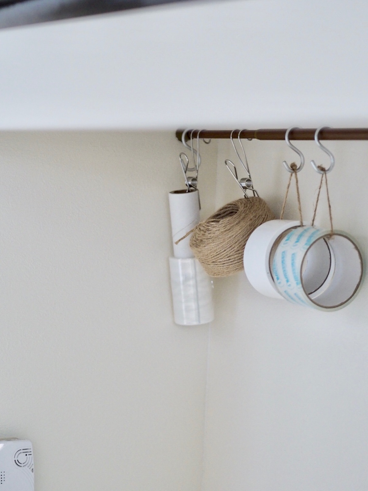 キッチン背面収納にこれも吊るせました Littlehome Powered By ライブドアブログ