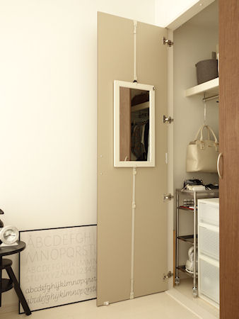 クローゼットの扉に鏡をつける Littlehome Powered By ライブドアブログ