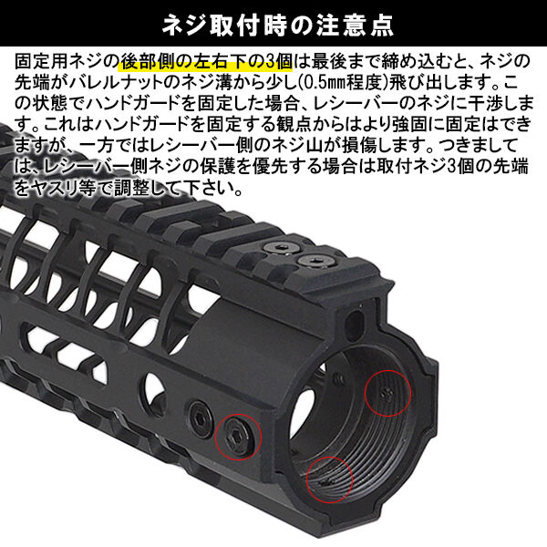 M4用 SPIKES TACTICAL タイプ LW ハンドガード 7.5inch M-LOK