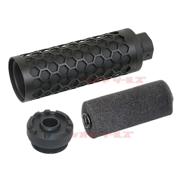 ANGEL製 HIVE HEX サプレッサー 5.1inch M14逆ネジ ( Silencer ANGEL製 HIVE HEX サプレッサー 5.1inch M14逆ネジ ( Silencer