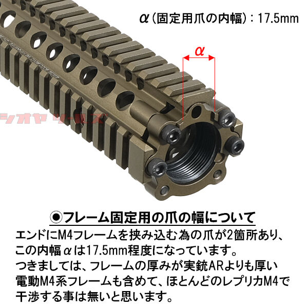 DANIEL DEFENSE M4A1 RISⅡ FSP タイプ HANDGUARD DDC ( SOPMOD