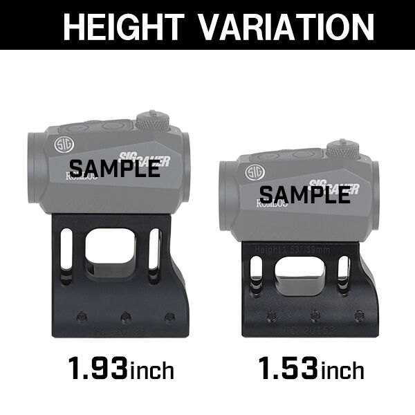 SPUHR タイプ T1/T2 CompM5 系用 Mount H49mm/1.93inch ( マウント RD