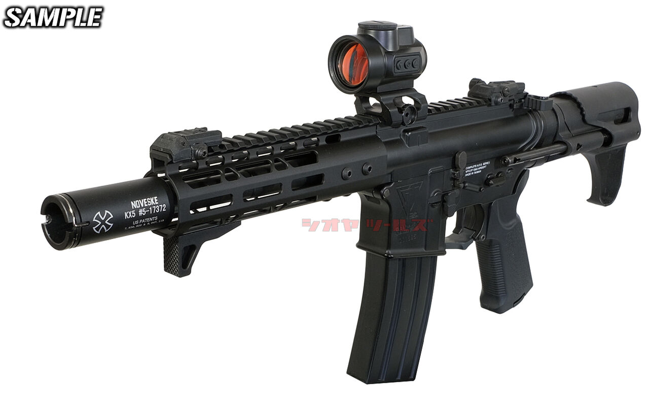 noveskeタイプ 16.7インチmlokハンドガード&mlok対応バイポット M4用 NOVESKE タイプ M-LOK ハンドガード 7インチ ( NSR 取付