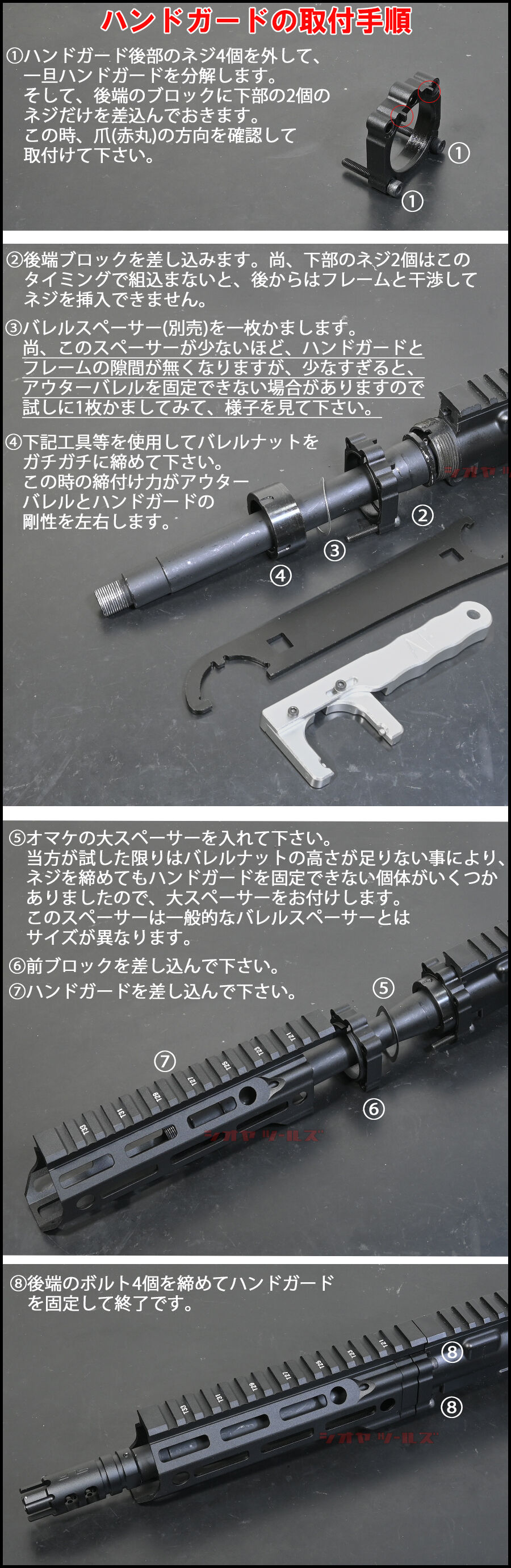 実物 ダニエルディフェンス　MFR 10.0インチM-LOK M4用ハンドガード Amazon | A&B Daniel Defenseタイプ DDM4V7 MFR M-LOK 7インチ