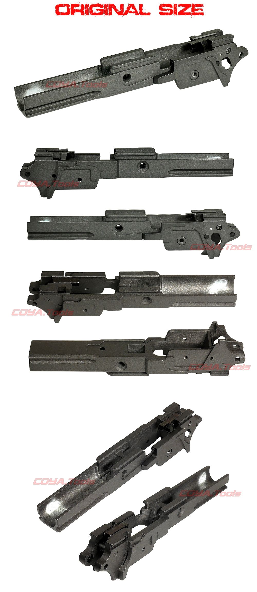 マルイ ハイキャパ　シャーシ　ミドルフレーム Guarder] ハイキャパ ミドルシャーシ (ミドルフレーム) -Gold Match