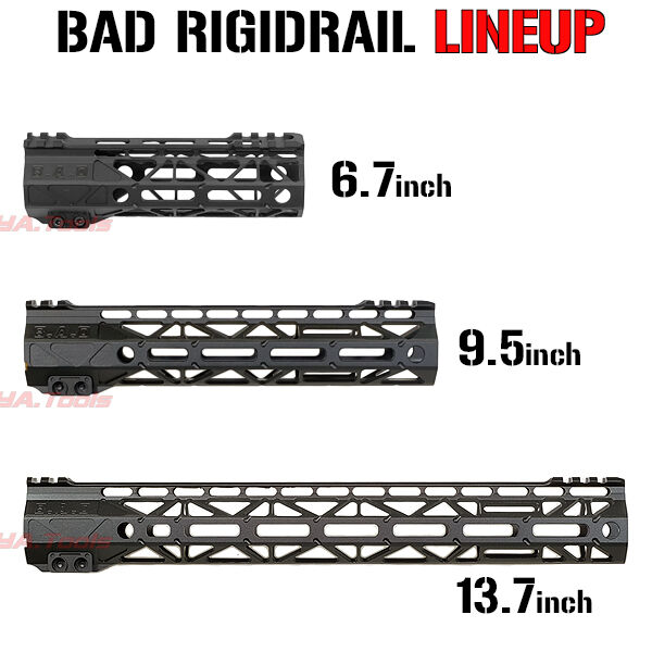 BAD 9.5 インチ RigidRail Handguard