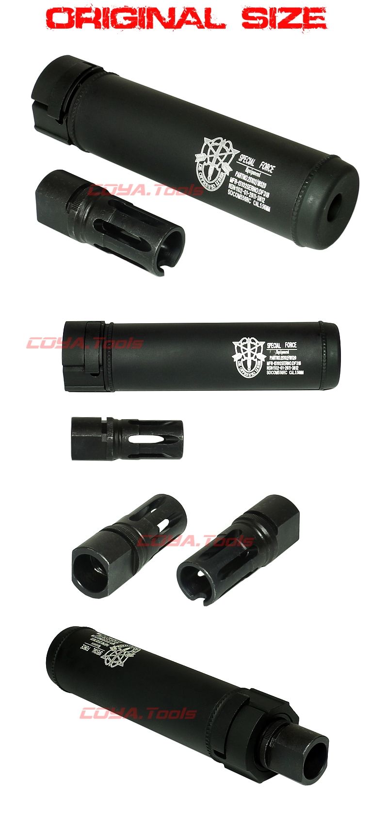 SUREFIRE SOCOM556 RCタイプ サイレンサーSET(SFシュアファイアM4