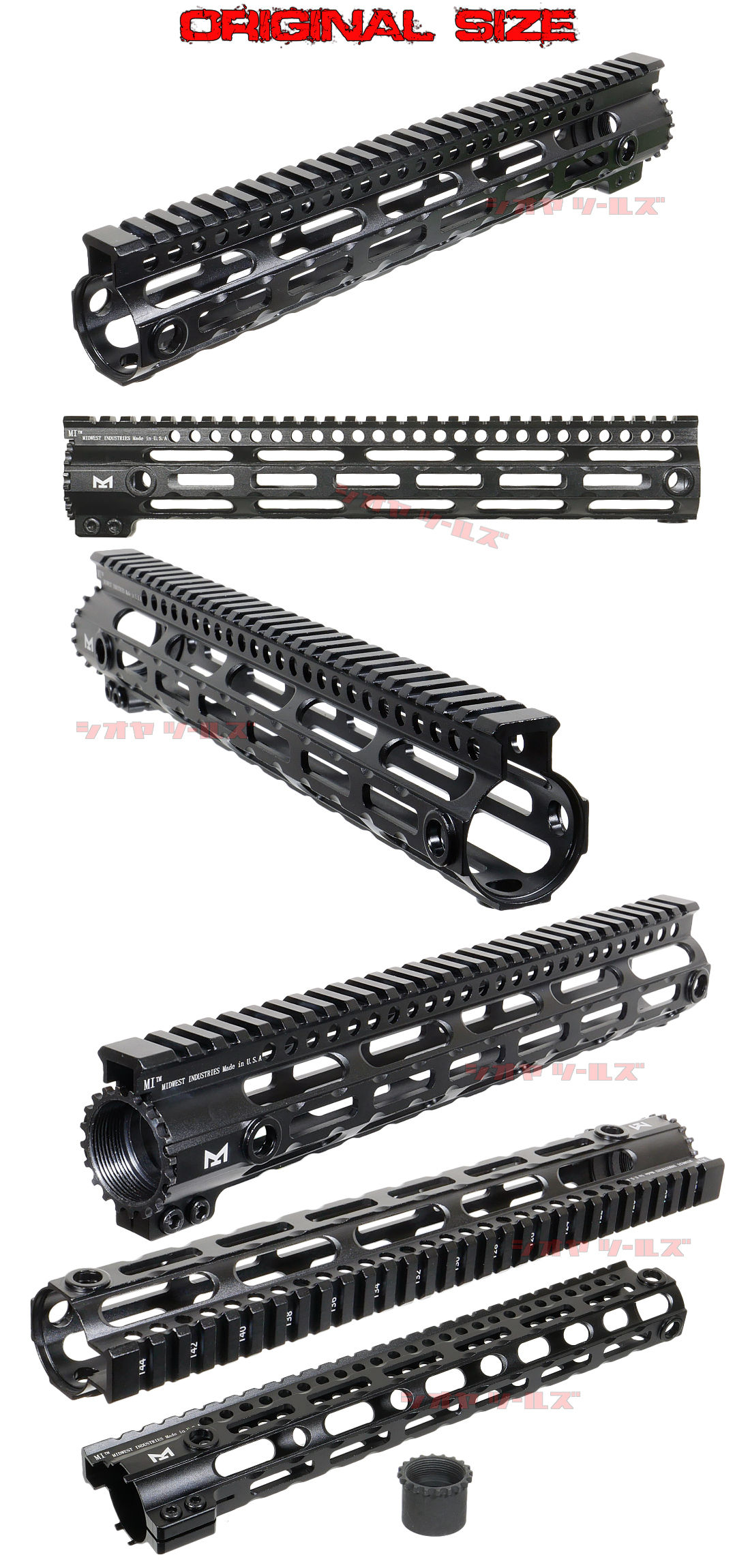 M4用 MIDWEST IND G3 Mタイプ M-LOK 12インチ HANDGUARD(12inch ハンド