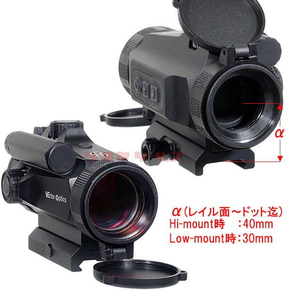 New ! Tac Vector Optics製 NAUTILUS 1X30 TACTICAL ドット
