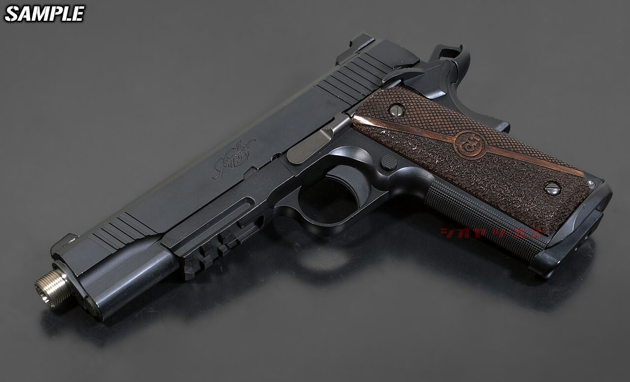 マルイ M1911用 リアルウッド COLTタイプ GRIPS DB(REAL WOOD MEU