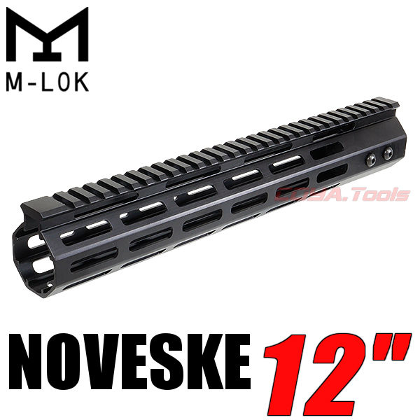 M4用 NOVESKE NSRタイプ M-LOK ハンドガード 12インチ(取付方法 RAS