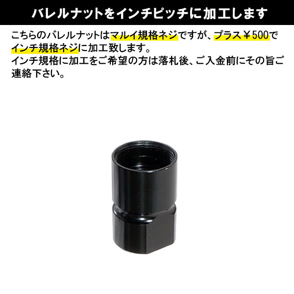 次世代HK416デルタカスタム ガイズリーバレルナットセット 次世代