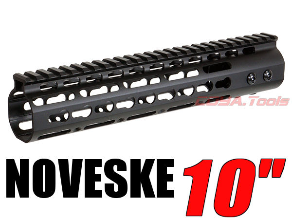 NOVESKE NSRタイプ KEYMOD ハンドガード 10インチ(取付方法 キーモッド ...