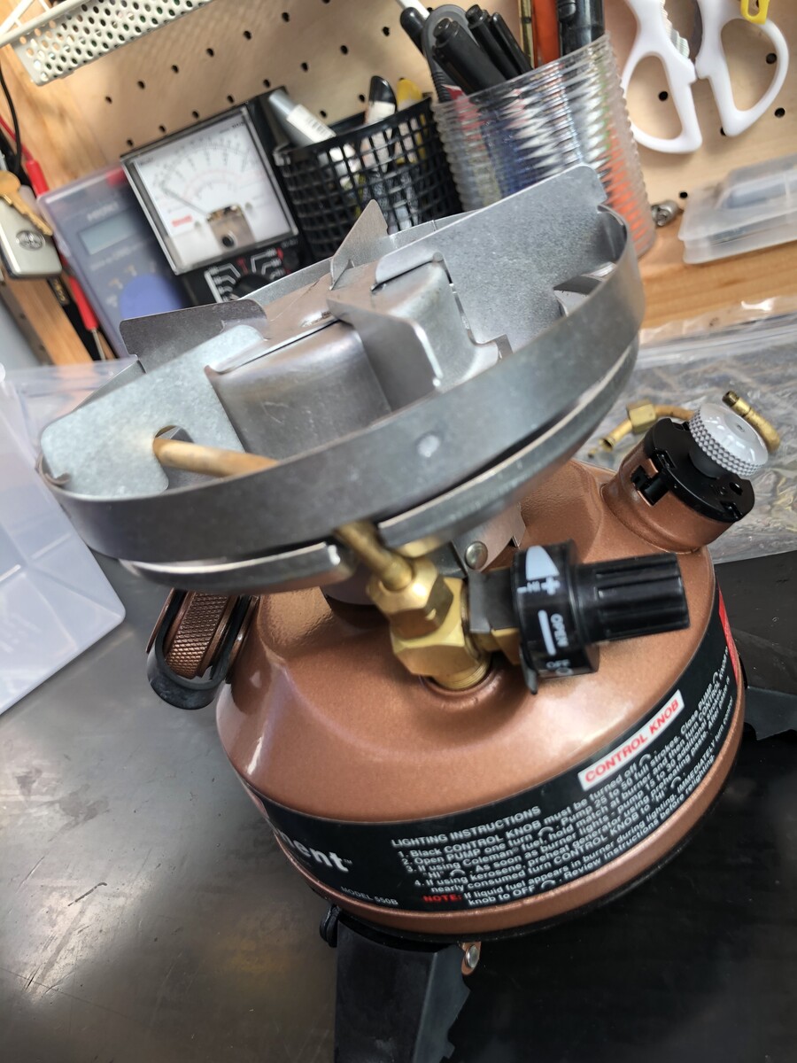 Coleman exponent MULTI-FUEL STOVE 550B725 改造記 : Cozy