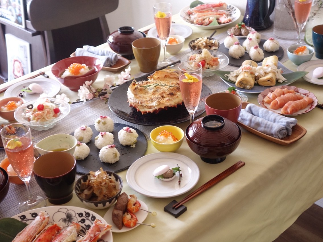 エア花見 おうち花見の楽しみ方 ホームパーティーの楽しみ方