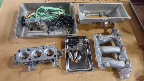 38mmビッグスロットルボディインテーク製作 : 浜松でネジをまわす