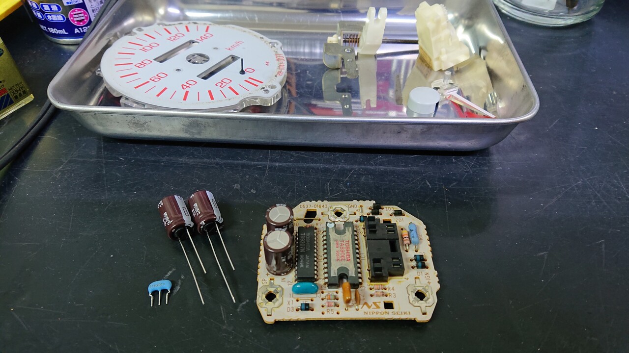 ユーズドカー ミラノレッドビート メータークラスターoh完結編 浜松でネジをまわす社長の日記 ユーズドカー ミラノレッドビート メータークラスターoh完結編 浜松でネジをまわす社長の日記