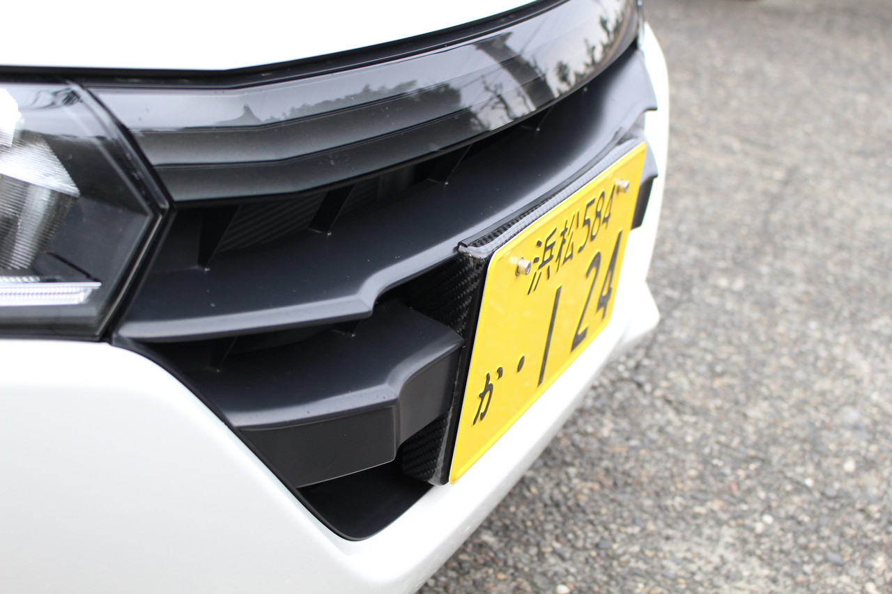 S660 カーボン ナンバープレートガーニッシュ 発売開始 : 浜松で
