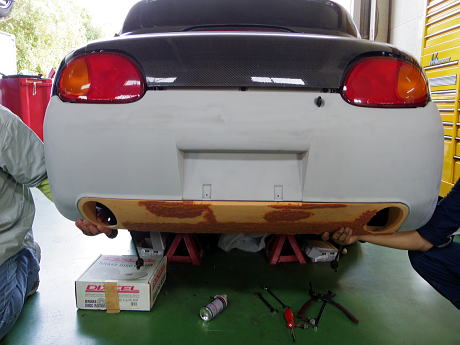 カプチーノリアバンパー スズキ（SUZUKI） 純正 リアバンパー カプチーノ EA11R EA21R 未塗装