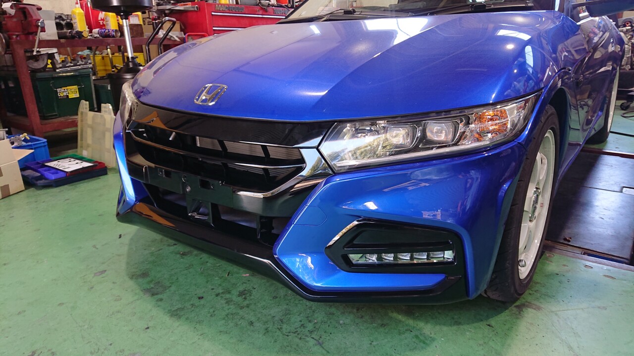 モデューロX フロントバンパー装着です。 : 浜松でネジをまわす社長の日記