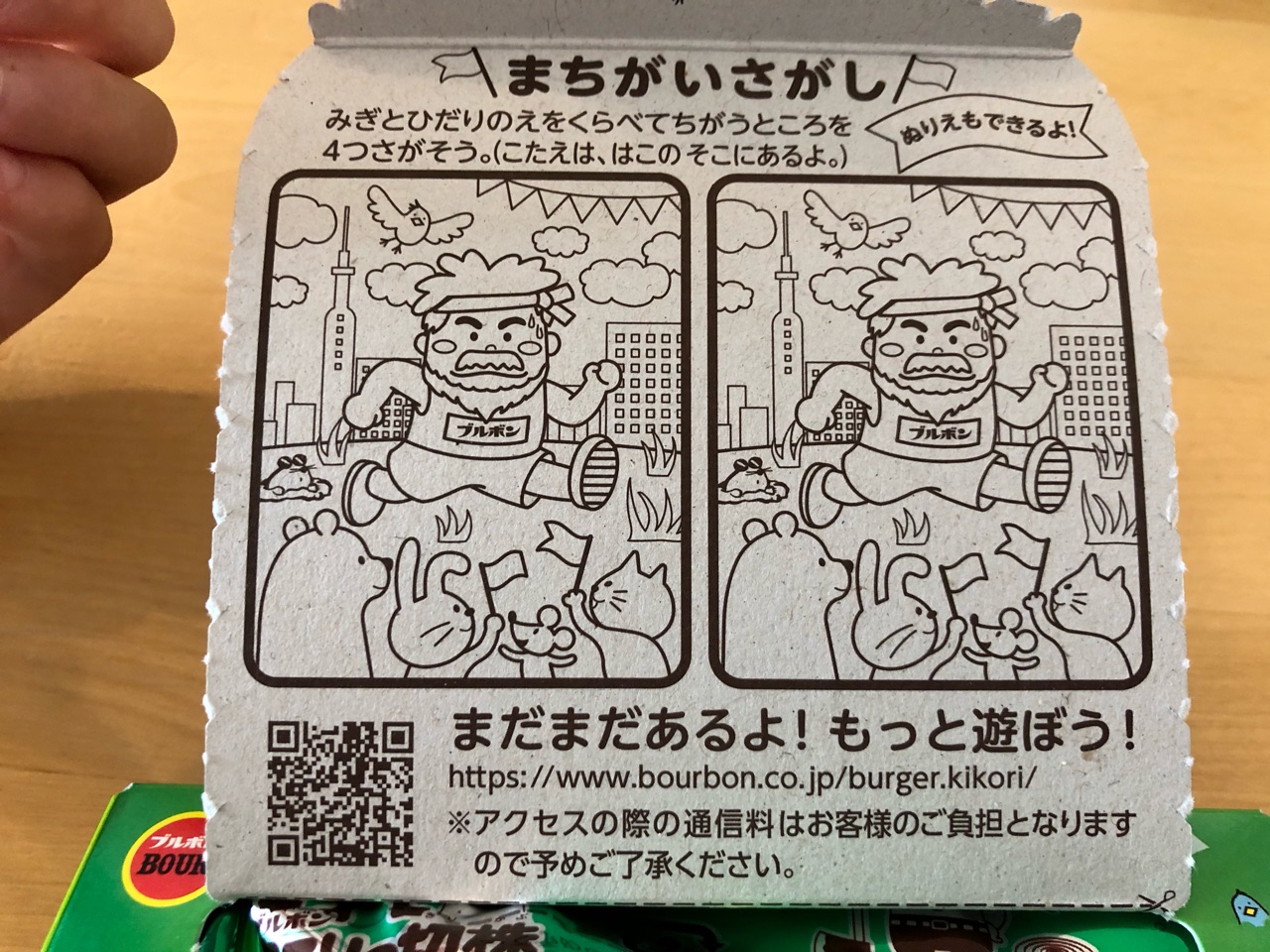 ブルボンきこりの切株の間違い探し 社会人奮闘日誌 海外赴任編 ブルボンきこりの切株の間違い探し 社会人奮闘日誌 海外赴任編