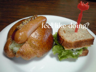ホットドッグとサンドイッチ