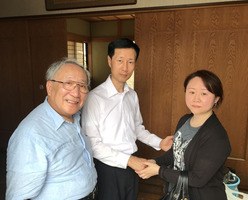 岡山 李春領事と劉勝徳会長