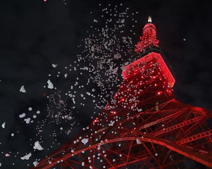 東京タワー春節点灯式