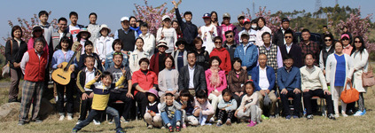 新潟華僑華人総会花見会写真