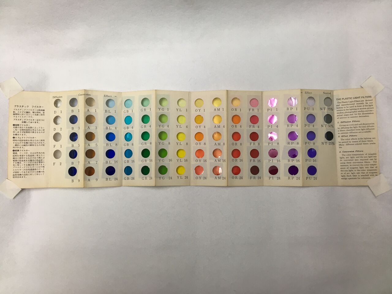 舞台照明用フィルター ウルトラカラー エフェクトカラー 舞台普通版 ４５ｃｍ ６１ｃｍ １０枚以上でのご利用になります 通販