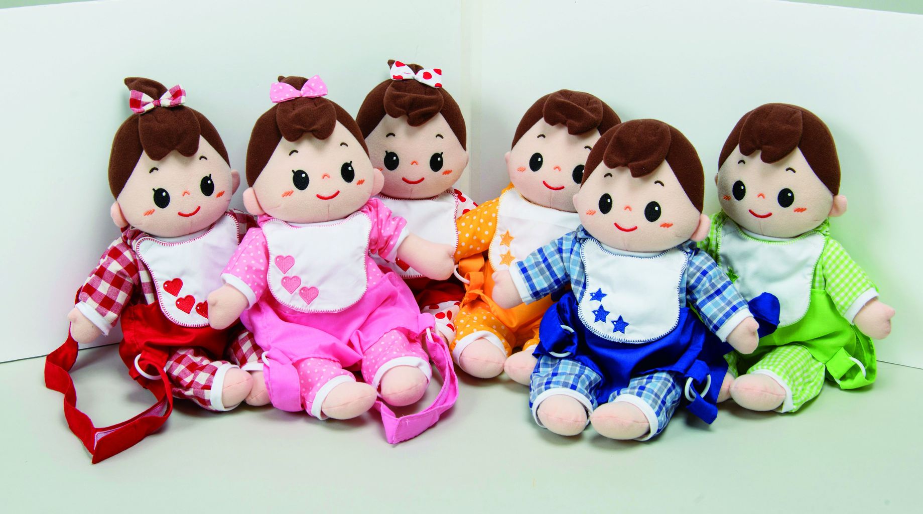 乳児さんも楽しい【みんなであそべる赤ちゃん人形セット6体組】 : メイト通信