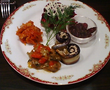 ロシア料理のもりあわせ