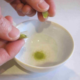 茶柱縁起茶の淹れ方1