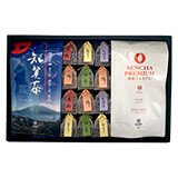 煎茶・深蒸し茶・羊羹詰合せ