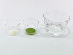 抹茶ゼリードリンクの作り方(材料1)
