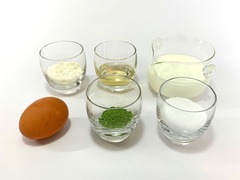抹茶カタラーナの作り方(材料)
