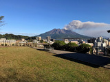 「境内茶屋なんしゅう」桜島の眺めも最高です