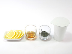 煎茶レモネードの作り方(材料)
