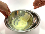 抹茶×ホワイトチョコのムースの作り方01