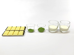 抹茶トリュフの作り方(材料)
