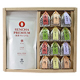 煎茶プレミアム華1本・羊羹詰合せ
