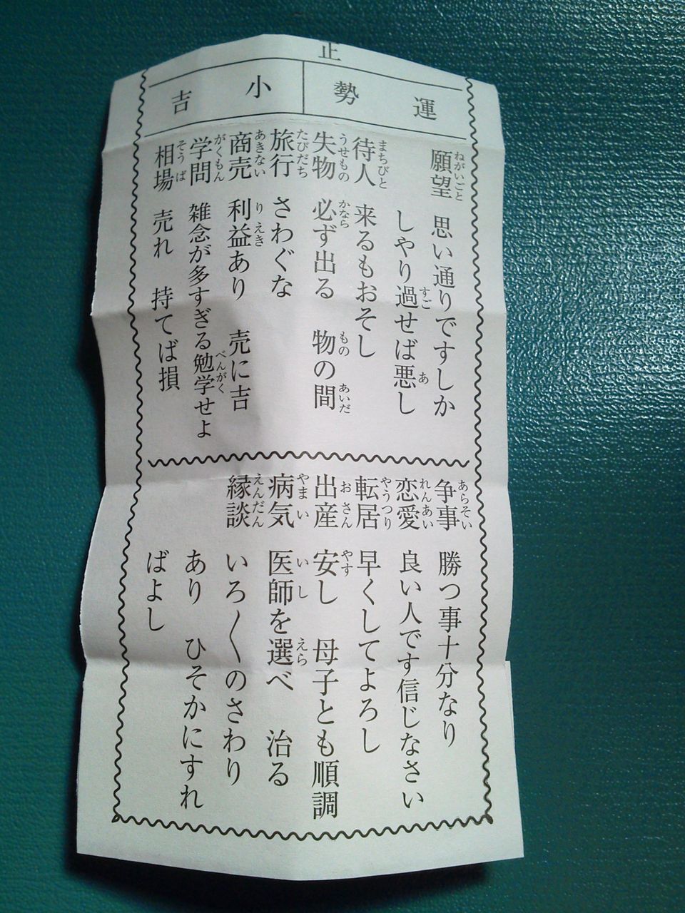 松陰神社の初詣のおみくじは小吉 公認会計士 金井正義の独立開業支援ブログ