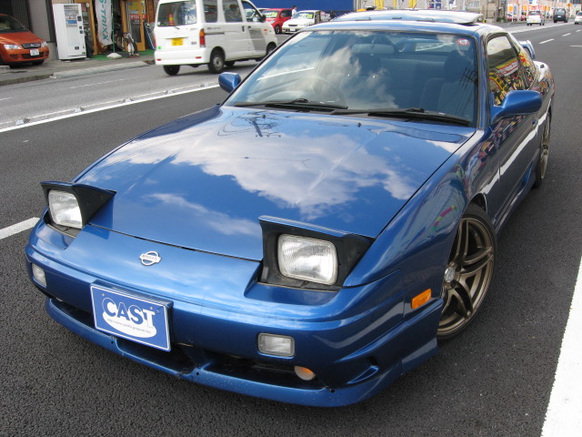 180sx タイプｘ ブルーメタリック入庫 千葉県の自動車販売店 キャスト