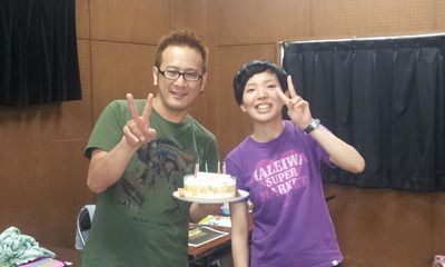 磯村さん、金澤バースデイ!