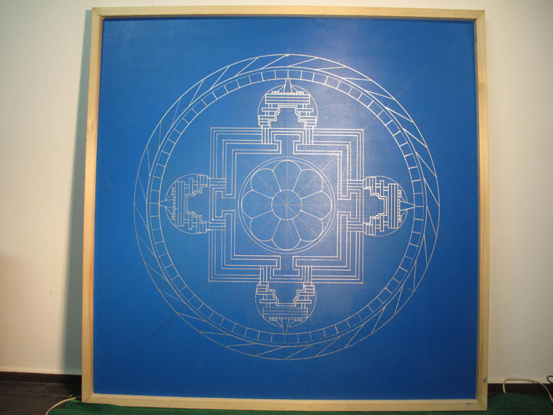 チベット僧による砂曼荼羅 ミティラー美術館徒然草