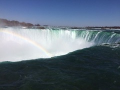 Niagara Falls with rainbow