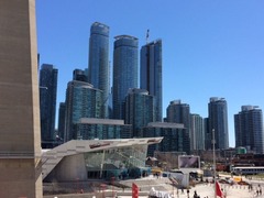 buildings beside CN Tower